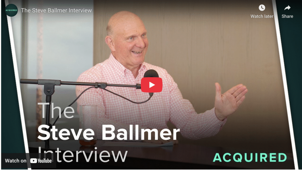 Steve Ballmer's Tricks - Feld Thoughts
